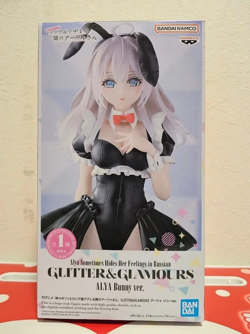 Original BANDAI Banpresto Alya Sometimes Hides Her Feelings in Russian Alisa PVC Anime Figures Action toy
