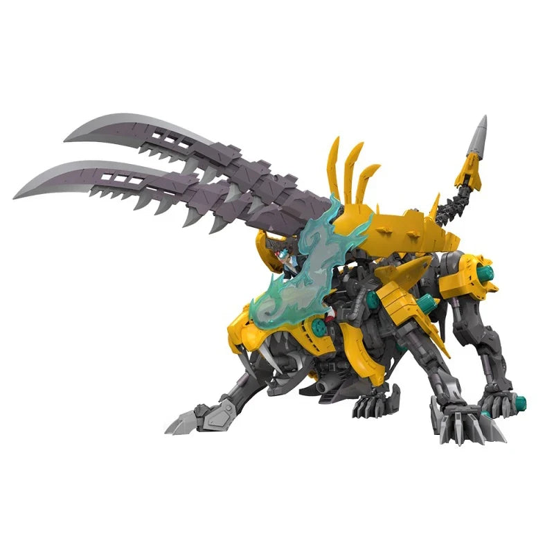 In Stock KOTOBUKIYA Original 1/72 ZOIDS Takara Tomy Highend Master Model WOO2 Fang Tiger Action Figures Toys Gift for Kids
