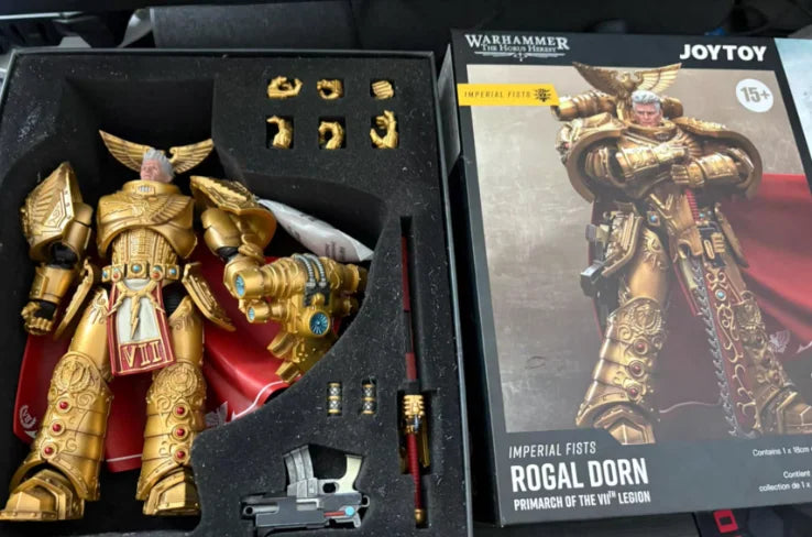 【SF】JOYTOYS 1/18 Action Figure Imperial Fists Rogal Dorn Primarch of The Vl Legion Model Toys Gifts Collection Ornaments