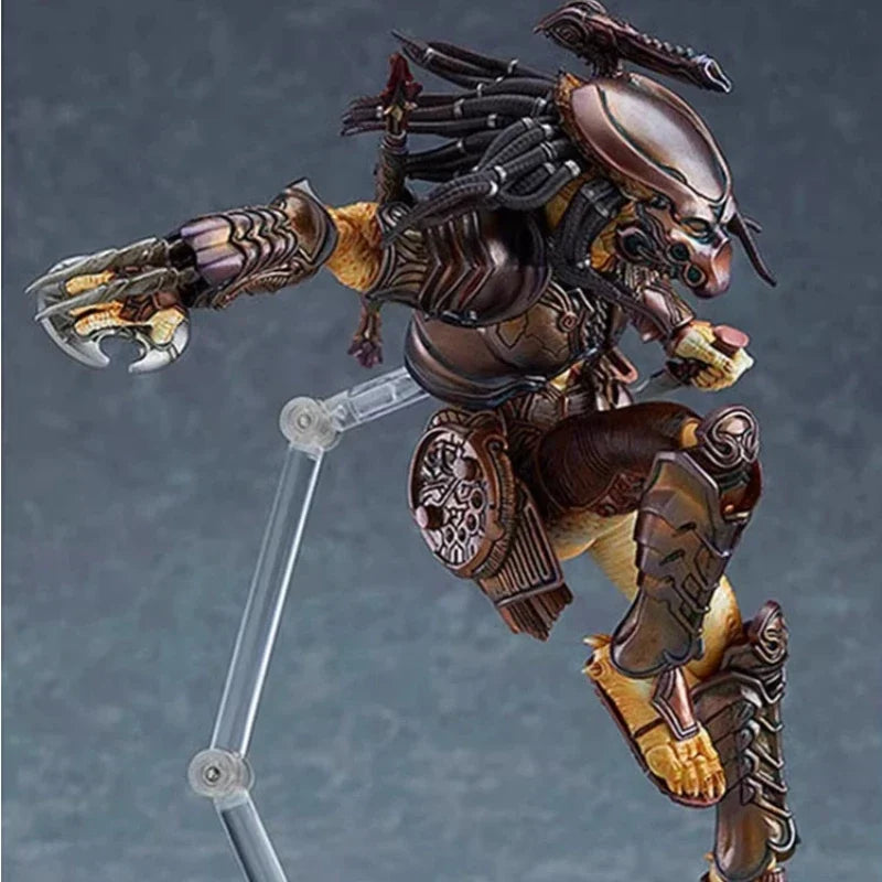 16cm Predator 2 Figma SP-109 Sci-Fi Hunter Action Figure Articulated Movie Character Model Toy With Bio-Mask Ornament Boy Gifts