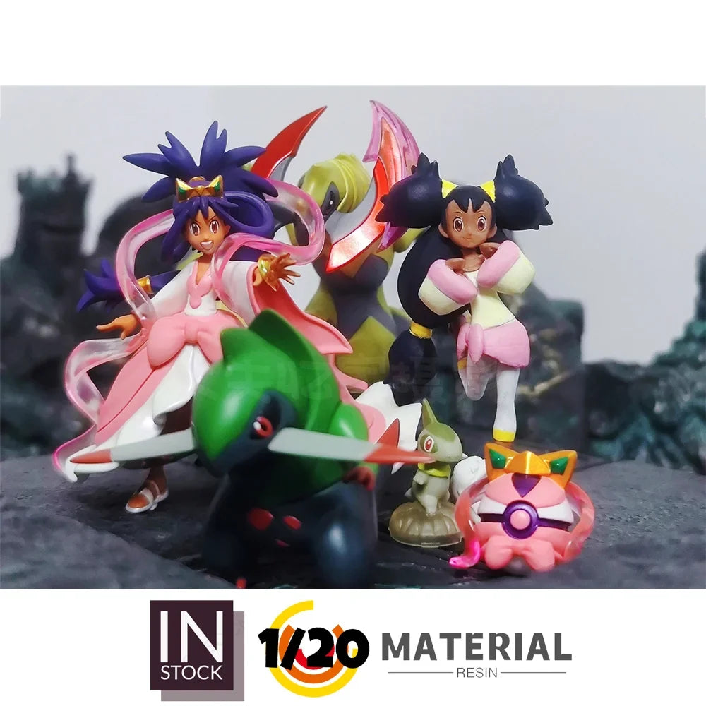 [In Stock] 1/20 Resin Figure [LUCKY WINGS] - Iris & Haxorus With Champion Ball