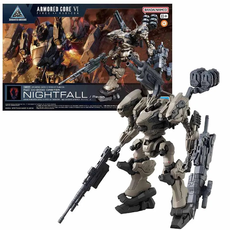 Bandai Original Gundam 30MM Series ARMORED GORE ORBITER STEEL HAZE WEAPON SET Anime Action Figure Assembly Model Toys