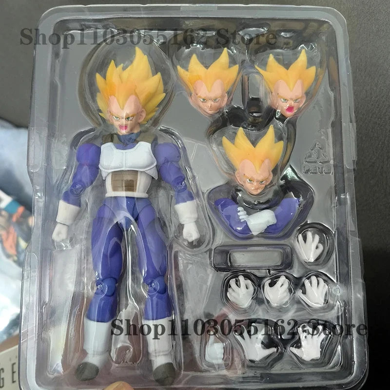 Bandai Dragon Ball Z S.H.Figuarts Super Saiyan Vegeta Action Figure DBZ Toys  Model Toys Gift Room Ornament