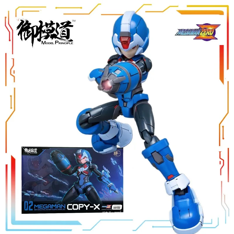Spot E-Mode Original Rockman Series Mega Man ZERO Action Figure Assembly Model Toys Collectible Model Ornaments Gifts for Boys