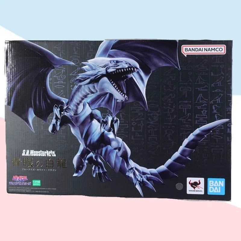 Bandai original box S.H.MonsterArts SHM Red Eyes Black Dragon Action Anime Figure model kit Assembly toy gift for kids