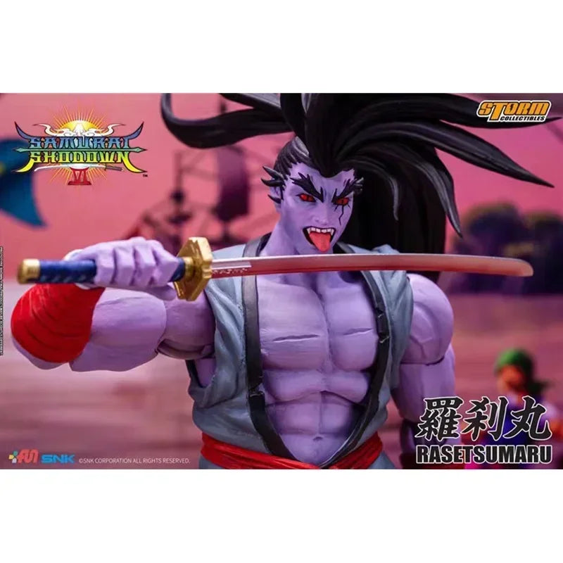Original Storm Toys 1/12 SAMURAI SHODOWN 4 RASETSUMARU Full  Anime Collection Figures Model Toys Set in Stock