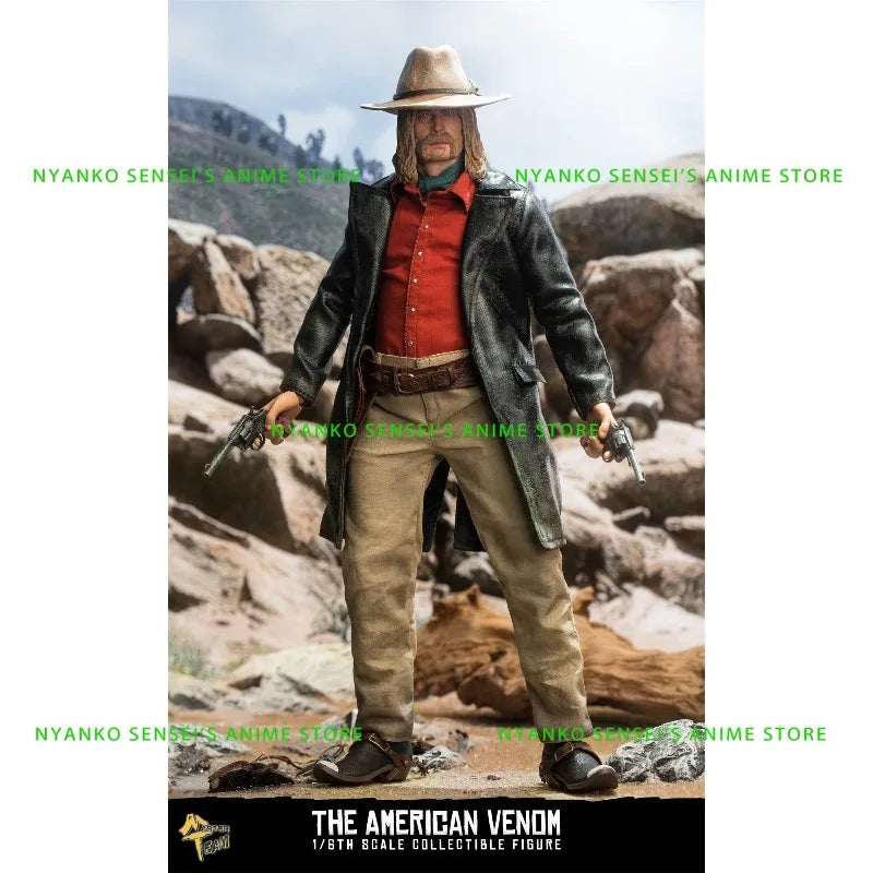 In Stock MTTOYS S014 Red Dead Redemption Micah Bell 1/6 Scale Action Figure Anime Models Toy Doll Gift Hobby Collectible