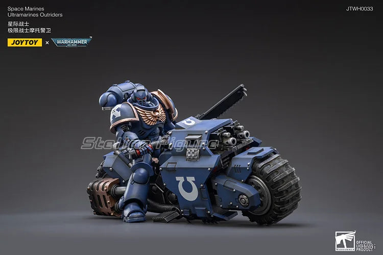 【SF】JOYTOYS 1/18 Action Figure Warhammer 40K  Ultramarines Outriders  Prime Model Gift
