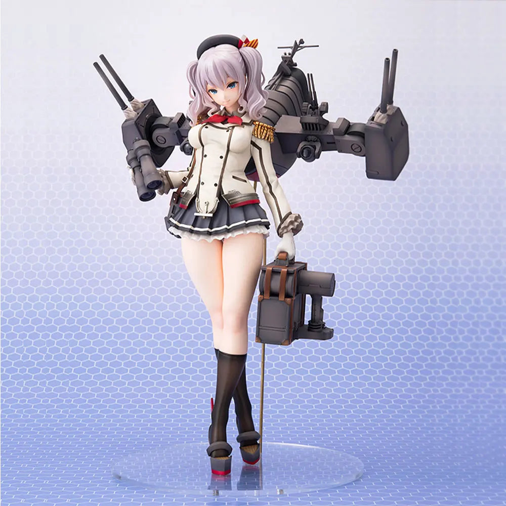 25CM Anime Fleet Collection Figure Kashima Standing Animation Model Toy Gift Collection Decoration Ornaments PVC