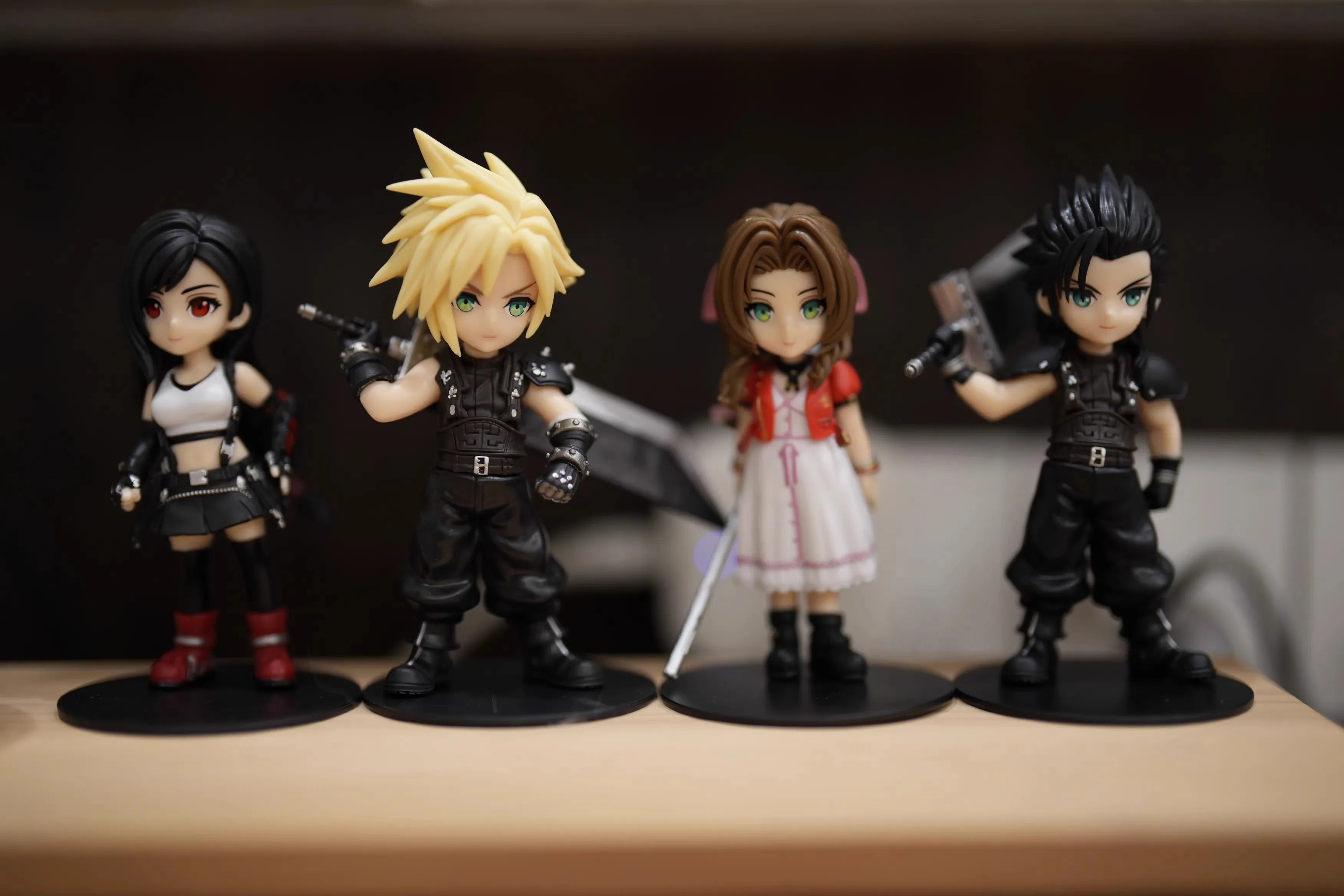 Final Fantasy 7 Rebirth Q Edition Tifazak Scroud Alice Handmade Model Ornament Scenery Surrounding