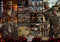 LIMTOYS LIM011 1/6 Men Soldier John Marston Classic Western Cowboy Shooting Arcade Game Doll 12" Action Figure Toys Customized