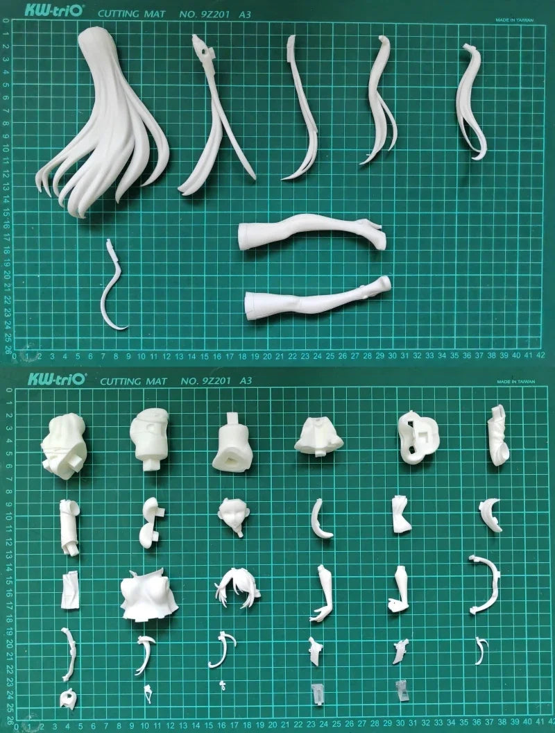 Resin Figure Kit Prinz Eugen WF2024W Azur Lane Race Queen 1/7 Unpainted Garage Resin Kit Model GK
