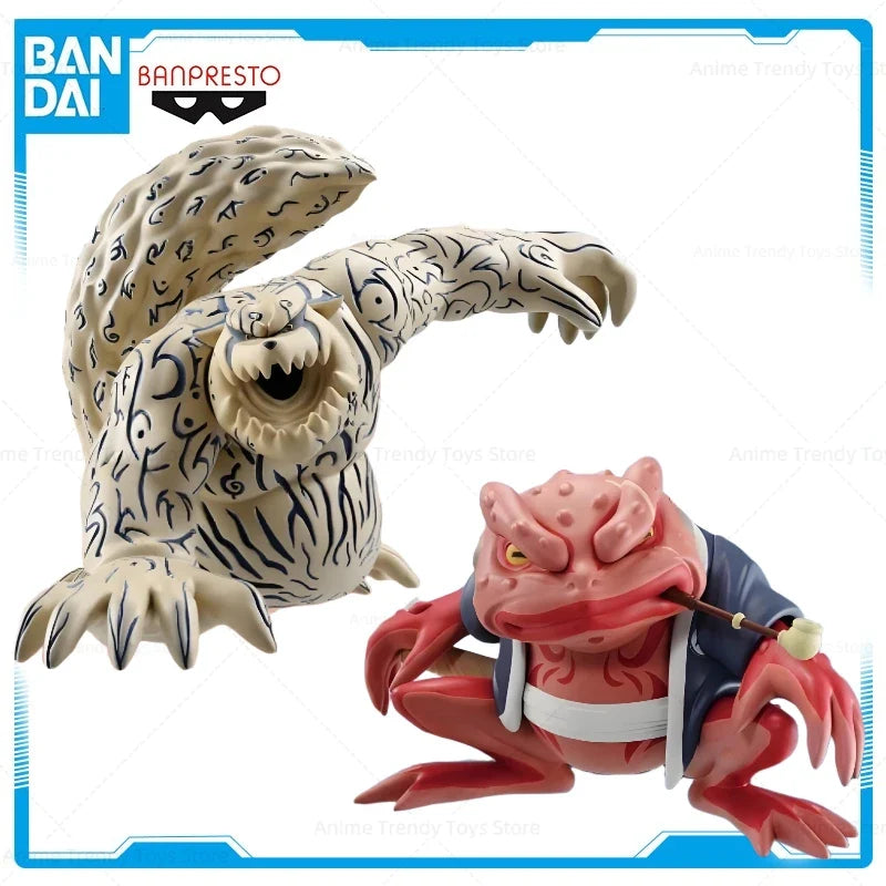 In Stock BANPRESTO Original Naruto Shippuden Shukaku Gamabunta Figure Anime Model Toys Figurine WY