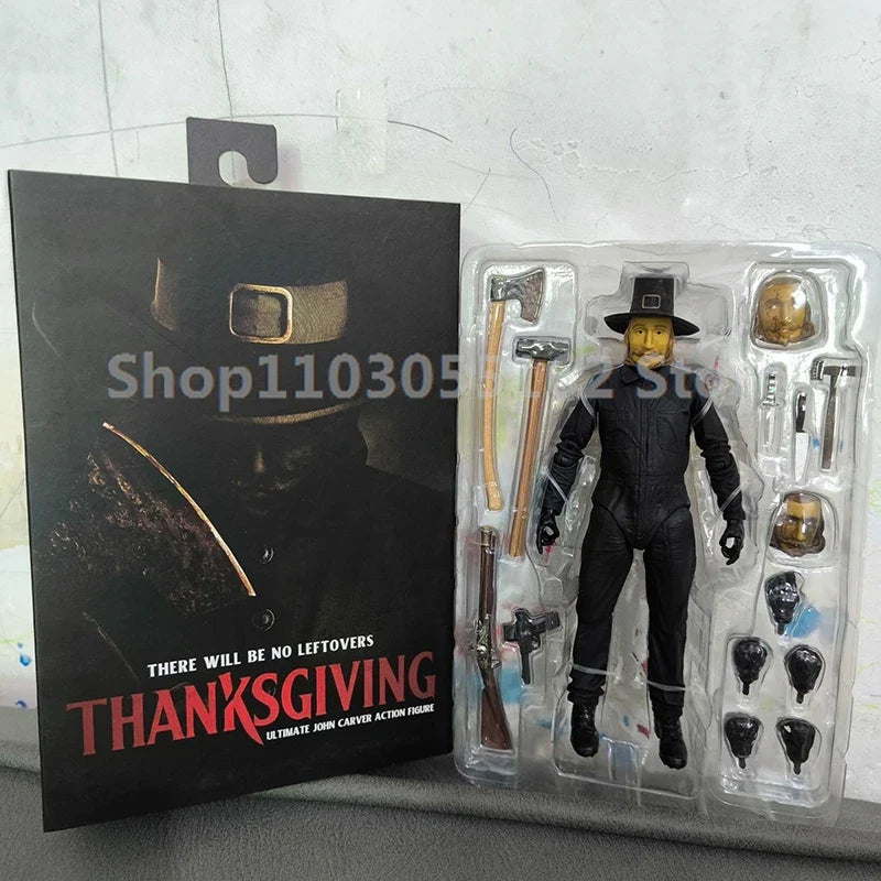 7-Zoll Original NECA Thanksgiving There Will Be No Leftovers Ultimate John Carver Actionfigur Anime Sammlermodell Geschenk