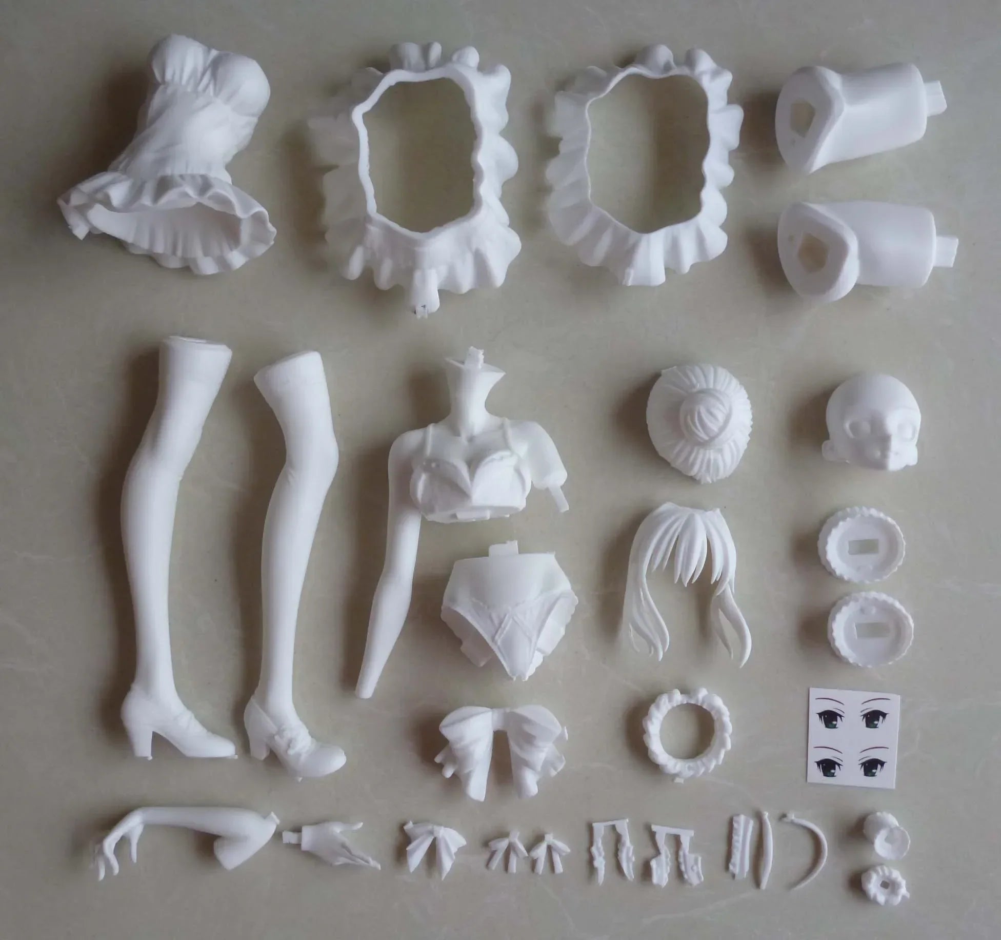 Anime Game Fate/Extra saber Nero Claudius Figures resin GK DIY manual White assembly Model Statue Toys doll Collection Gifts