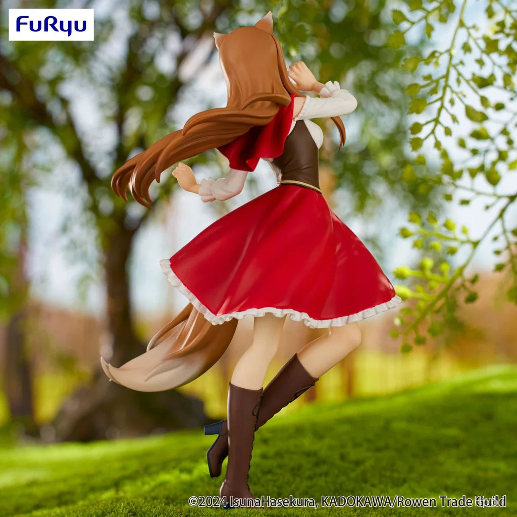 InStock Original FuRyu Prepainted Trio-Try-iT Figure Ookami To Koushinryou: Merchant Meets The Wise Wolf Holo Akazukin Ver.