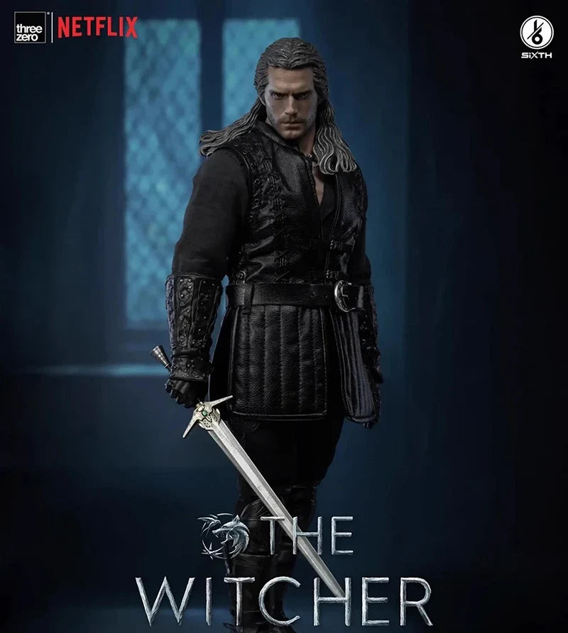 Threezero 3Z05320W0 1/6 Scale Male Witcher Demon Hunter Wolf Geralt 12'' Full Set Collectible Action Figure Model For Fans Gifts