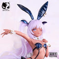 Magic Studio Bär Panda Anime Actionfigur 1/6 Maßstab Lulum Kuromu Häschenmädchen Doppel-Set Mao Yu Milch Kollektion Ausstellungsmodell
