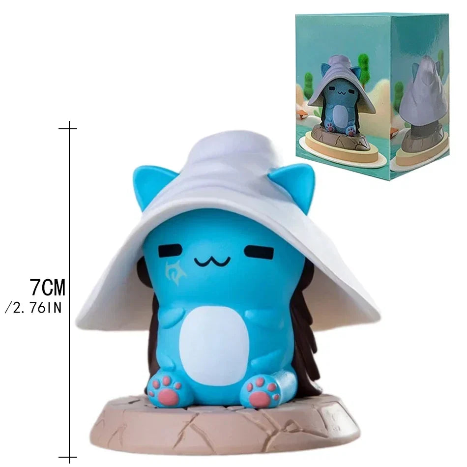 2026 Elden Ring Gaming Q Version Mini Action Figures Set - Ranni Cat Melina Malenia the Half-Wolf Lani Magic Ornaments Dolls