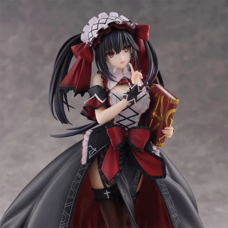 In stock Date A Live Kurumi Tokisaki 'Nibelcole' Anime Figure - Gothic Lolita Spirit Collector Statue Desktop Display Gift