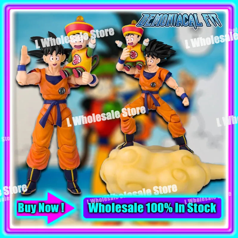 Demoniacal Fit Dragon Ball Super Saiyan Son Goku Son Gohan Father And Son The Unbreakable Bond Anime Action Figure Toys Gifts
