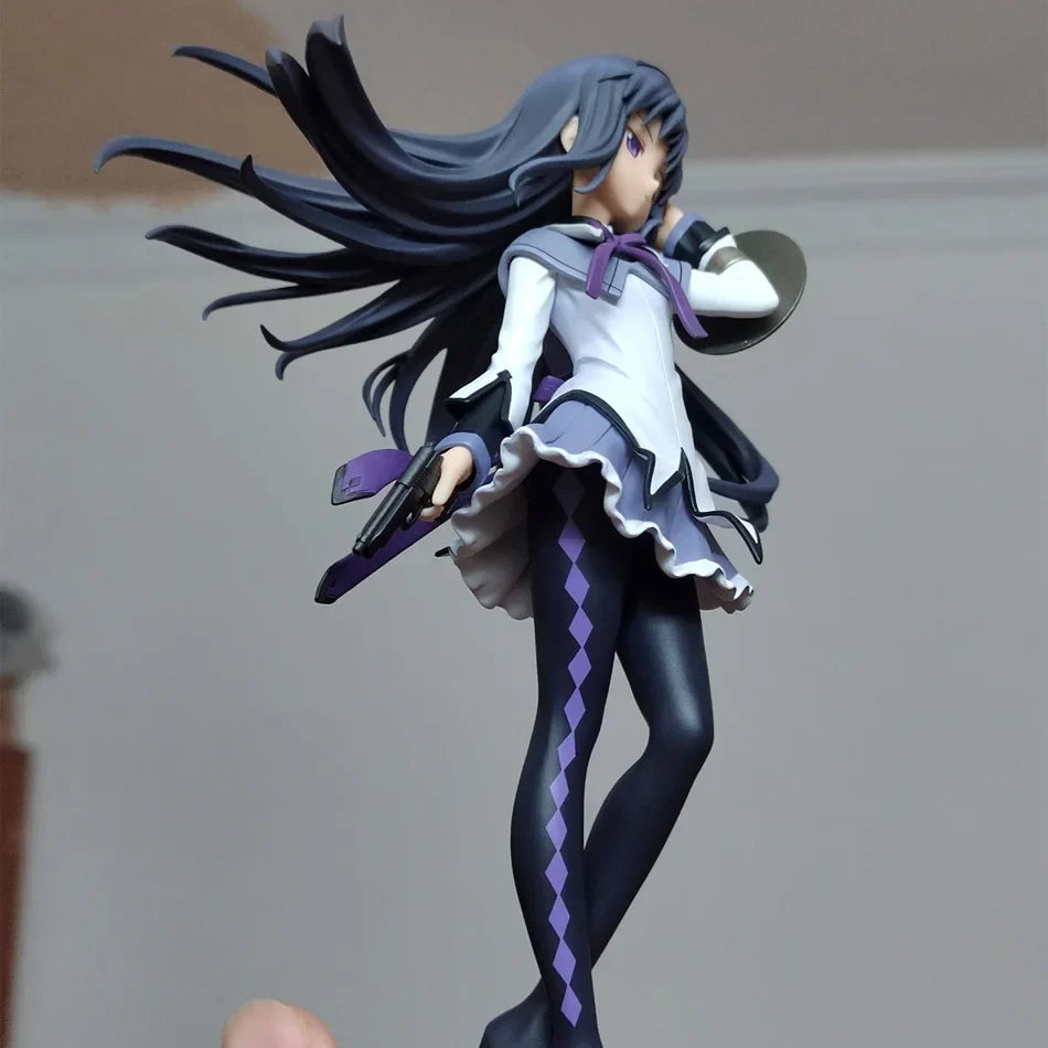 17cm PMMM Magical Girl Anime Figure Kaname Madoka Action Figure Kawaii Akemi Homura Figurine Cute Loli Collection Model Toy Gift