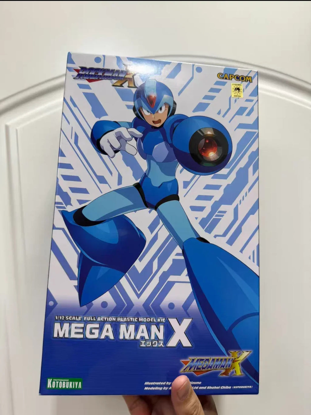 Original Megaman X 1/12 Scale Rockman Series Full Action Plastic Model Kit Kp628 Premium Charge Shot Version Kp629 Children Toy