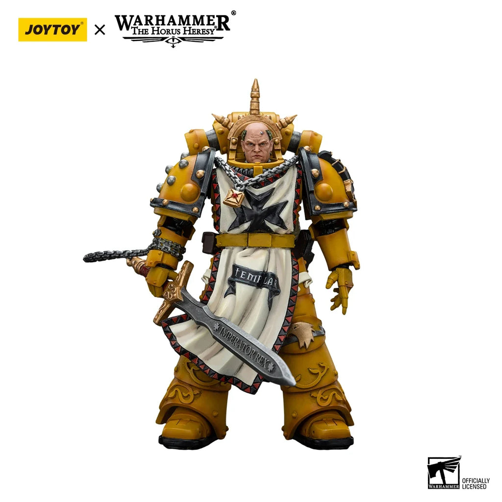JOYTOY Warhammer 40k 1/18 Action Figures Anime 12.5cm Imperial Fists Sigismund First Captain of the lmperial Fists Model Toys