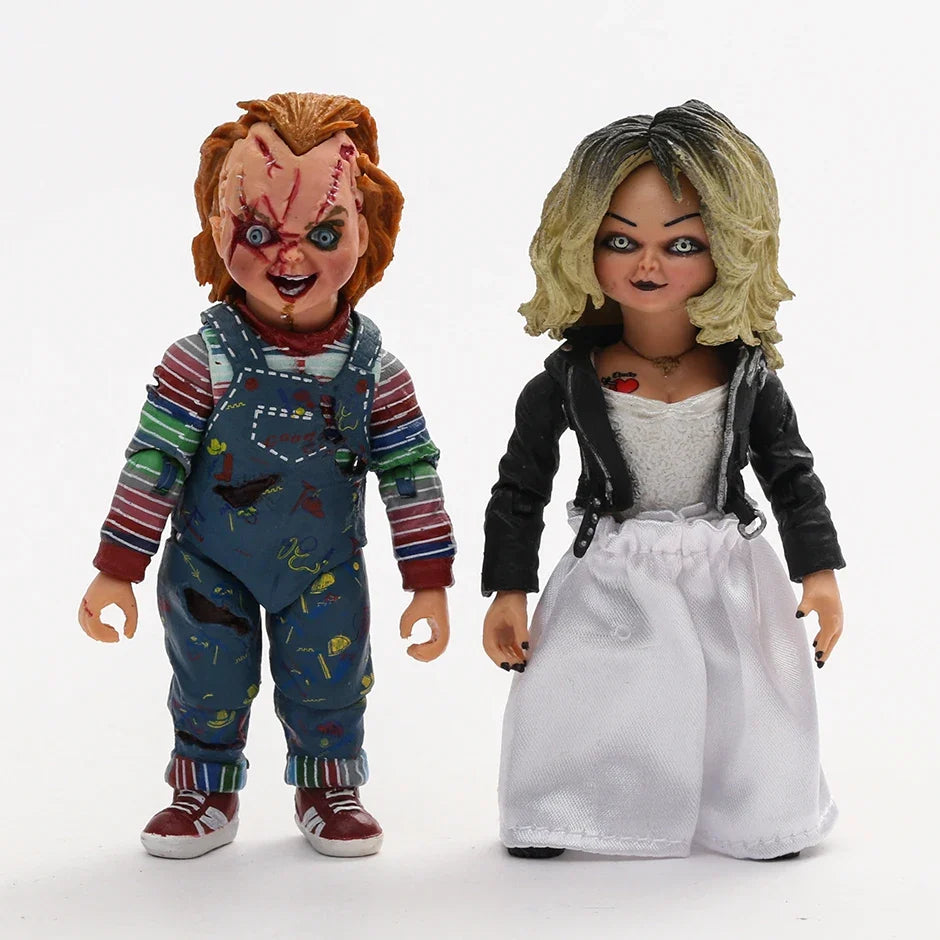 NECA Ultimate Bride of Chucky & Tiffany 7" Horror Action Figure 2-Pack