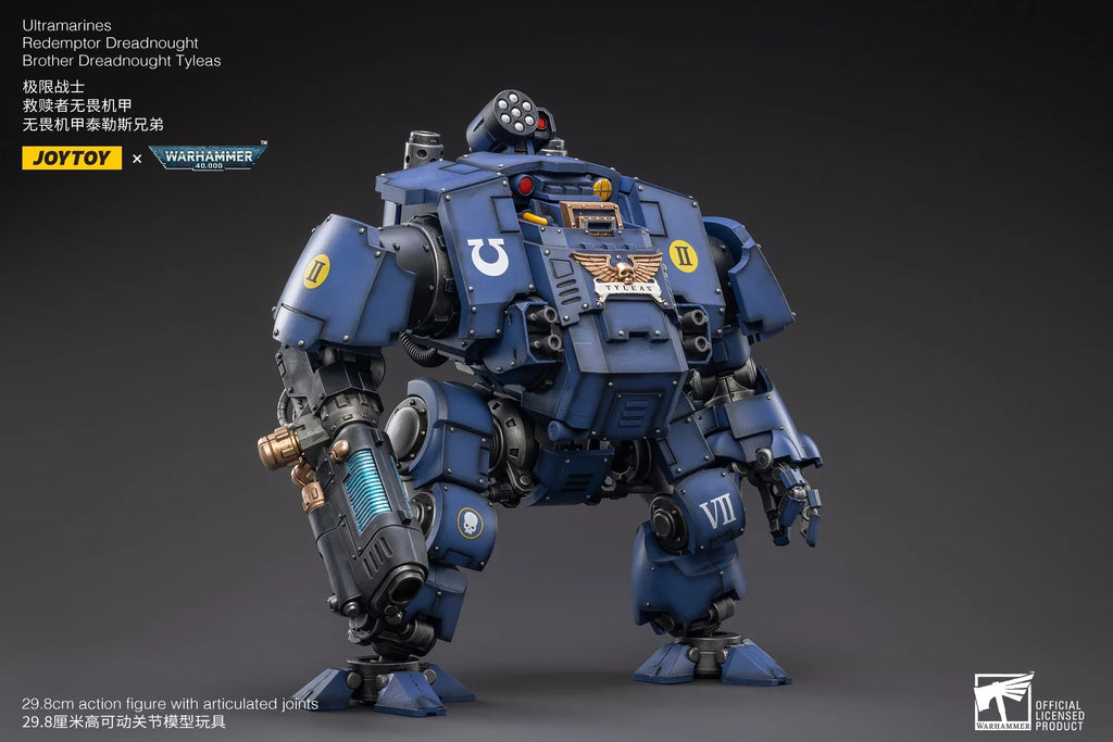 JOYTOY Warhammer 40K 1/18 UItramarines Redemptor Dreadnought Brother Dreadnought Tyleas Action Figure Model Toys For Collection