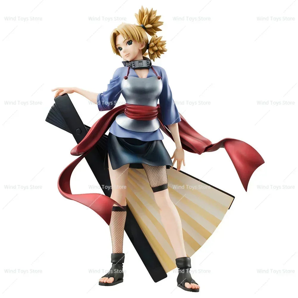 Anime Figure Naruto Nara Temari Original Boxed Megahouse G E M Collection Model Toy Ornament