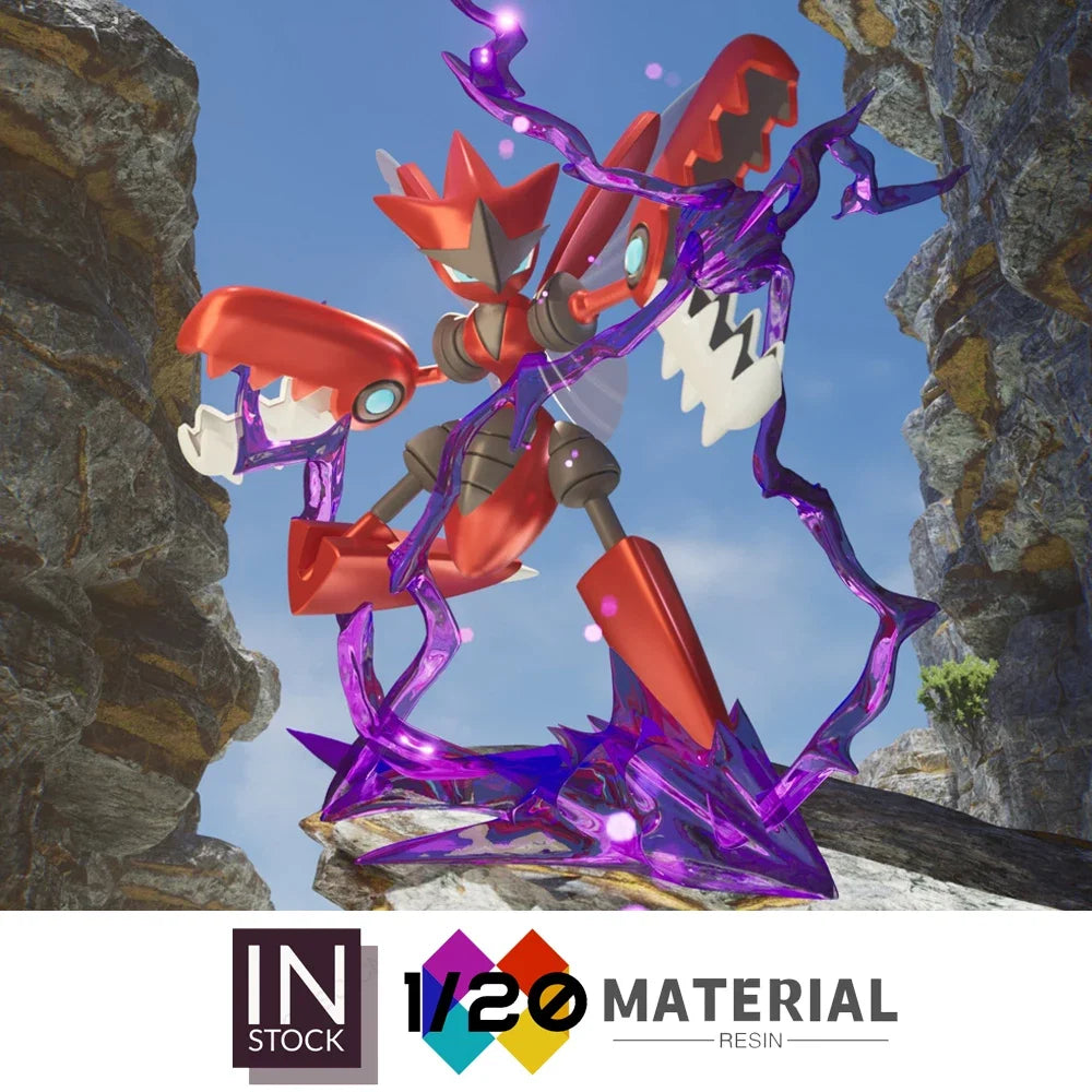 [In Stock]1/20 Resin Scale World [MEGAZZ] - Scyther & Scizor & Mega Scizor & Kleavor [Split RE-MENT]