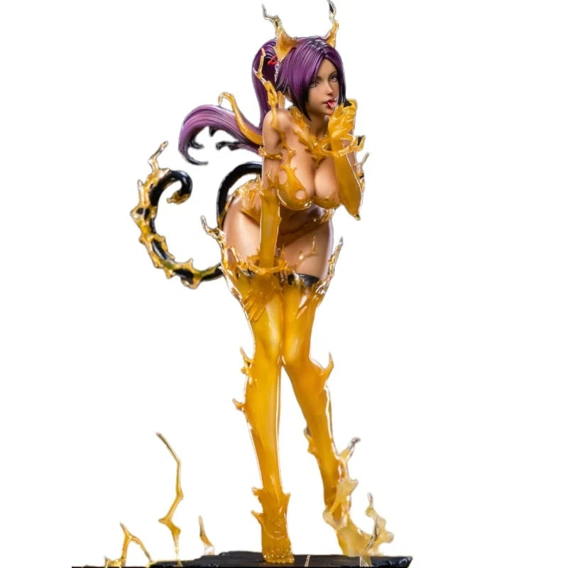 1/4 Fa Studio Bleach Fallen Angel Shihouin Yoruichi Anime Action Figure Collectible Garage Kit Model Statue Toys Gift