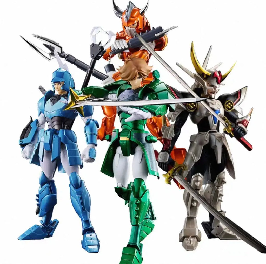 Original auf Lager Sentinel Yoroiden Samurai Troopers Ronin Blaze Flammen-Gott Anime Figur Sammlung Modell Puppen Action Figur
