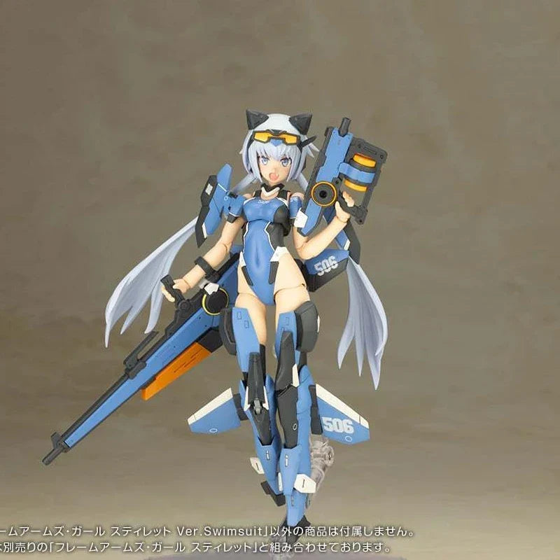Genuine Kotobukiya FRAME ARMS GIRL STYLET FG147 Swimsuit Ver Original Action Figure Collectible Model Statuette Toys Doll Gift