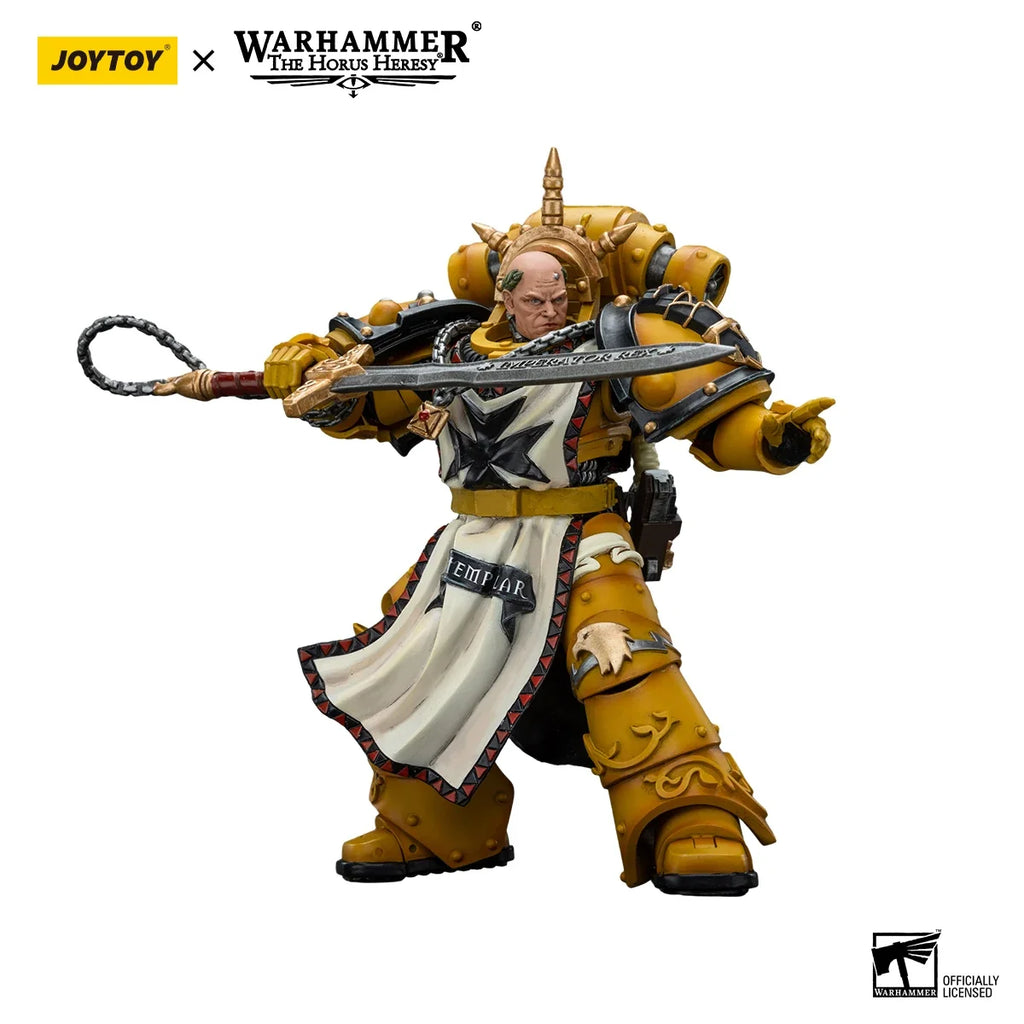 JOYTOY Warhammer 40k 1/18 Action Figures Anime 12.5cm Imperial Fists Sigismund First Captain of the lmperial Fists Model Toys