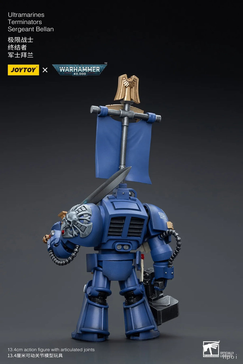 【UA】JOYTOY  Warhammer 40K  Scale 1/18 Action Figures UltramarinesTerminators Sergeant Bellan Models Toys Gifts