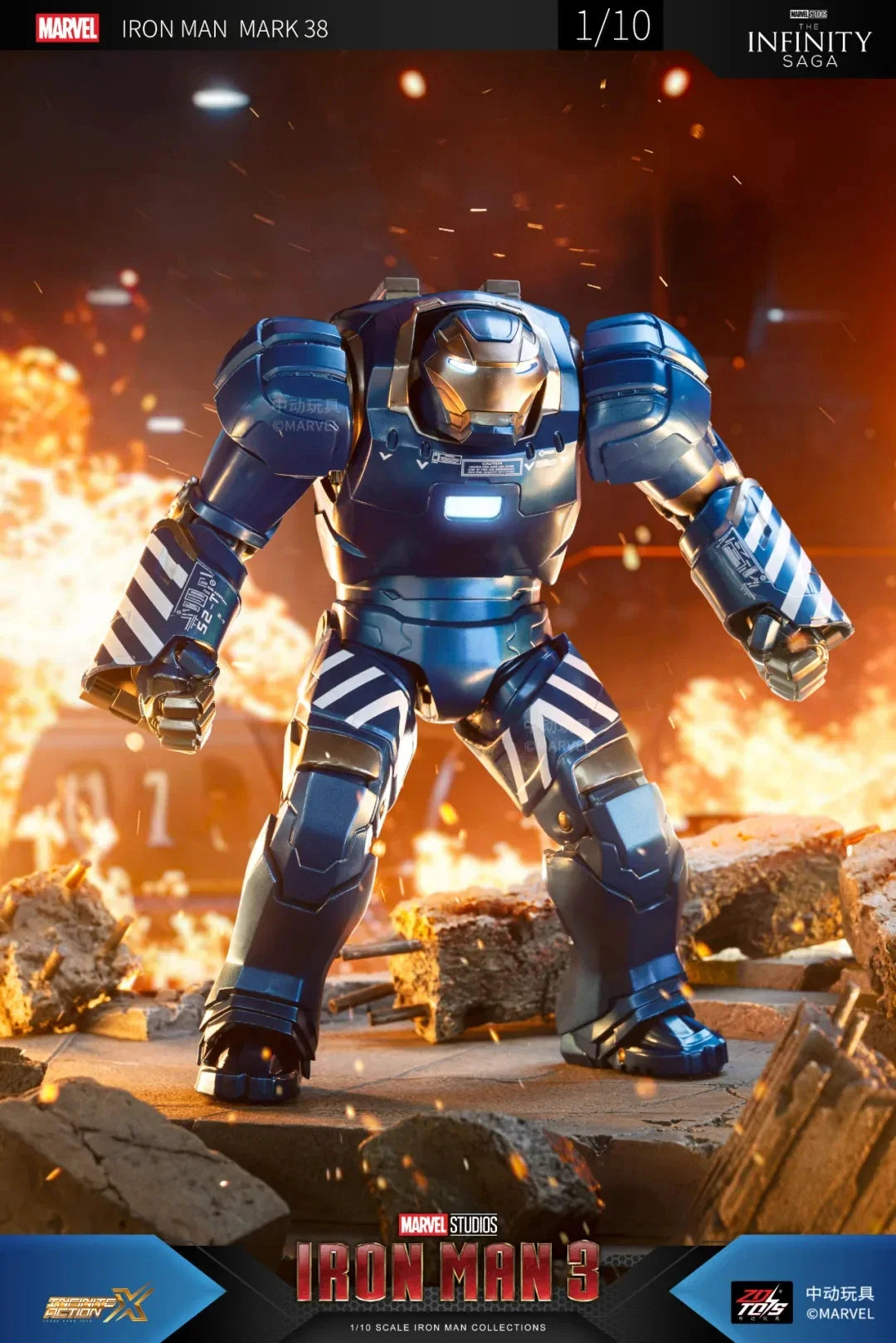 ZDTDS Original Iron Man Igor MK38 MK37 MK27 Hammerhead Marvel Legend Avengers Action Figure Joint Movable Collect Toy Gift