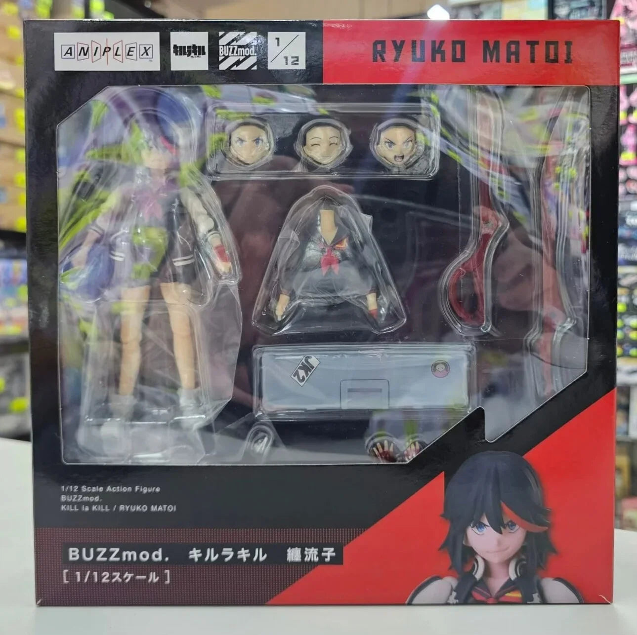 TYCTOYS New Original ANIPLEX BUZZMOD KILL La KILL Matoi Ryuuko Anime Action Figure Model Toy Collection Gifts
