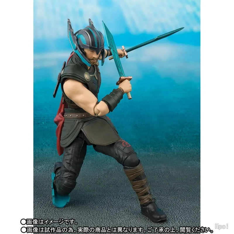 Bandai Genuine S.H.Figuarts SERIES Thor: Ragnarok THOR and  Hulk Finished Product Movable Model Retro Toy Collection As A Gift
