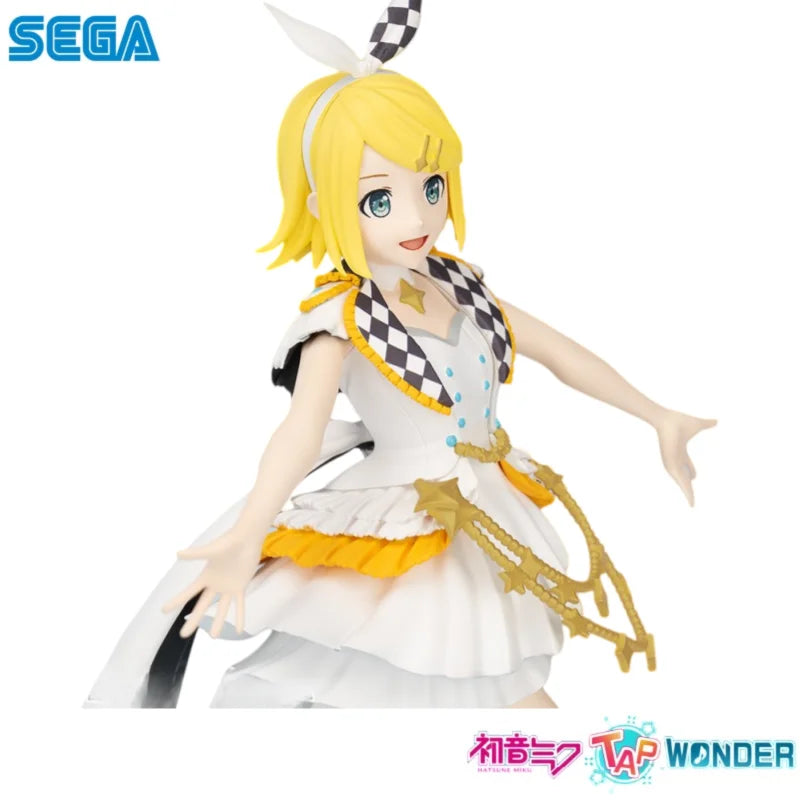 In Stock Sega Original Hatsune Miku Kagamine Rin Action Figure Model Doll Brand New Boxed Toys Model Garage Collectible