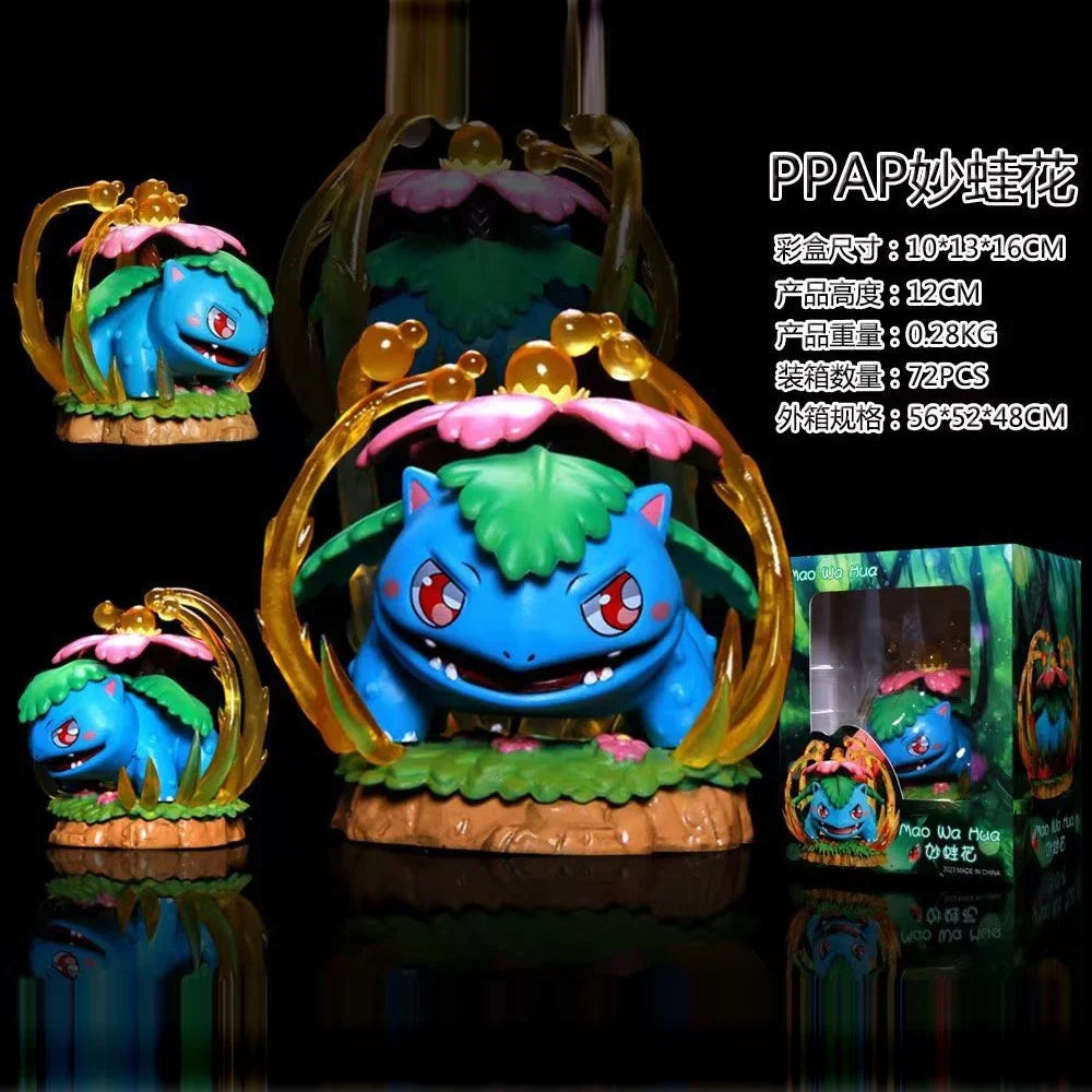 Anime Pokemon 12CM Pikachu Cosplay Action Figure Mini Q Cute Cartoon PVC Model Toys Children Gifts