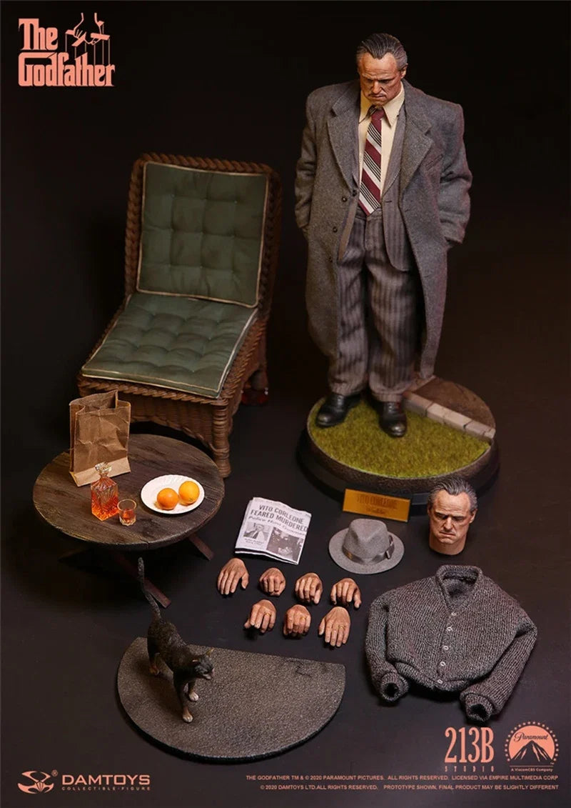 Limited Stock Dms032/Dms033 1/6 Godfather Vito Corleone Gentleman  Action Figure Family Decor 12'' Full Set Male Soldier