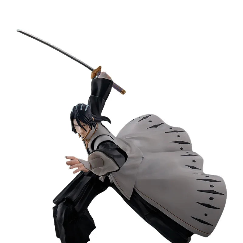 Bandai Genuine SHF BLEACH Ichigo Kurosaki Toushiro Hitsugaya Byakuya Kuchiki Kenpachi Zaraki Renji Abarai Anime Figure Model Toy