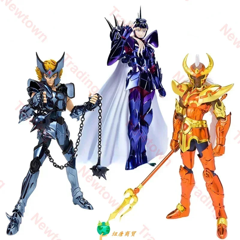 Bandai in stock Saint Seiya Anime Character Saint Cloth Myth EX Krishna Dante Siegfried Action Figure Toy Children's Gift
