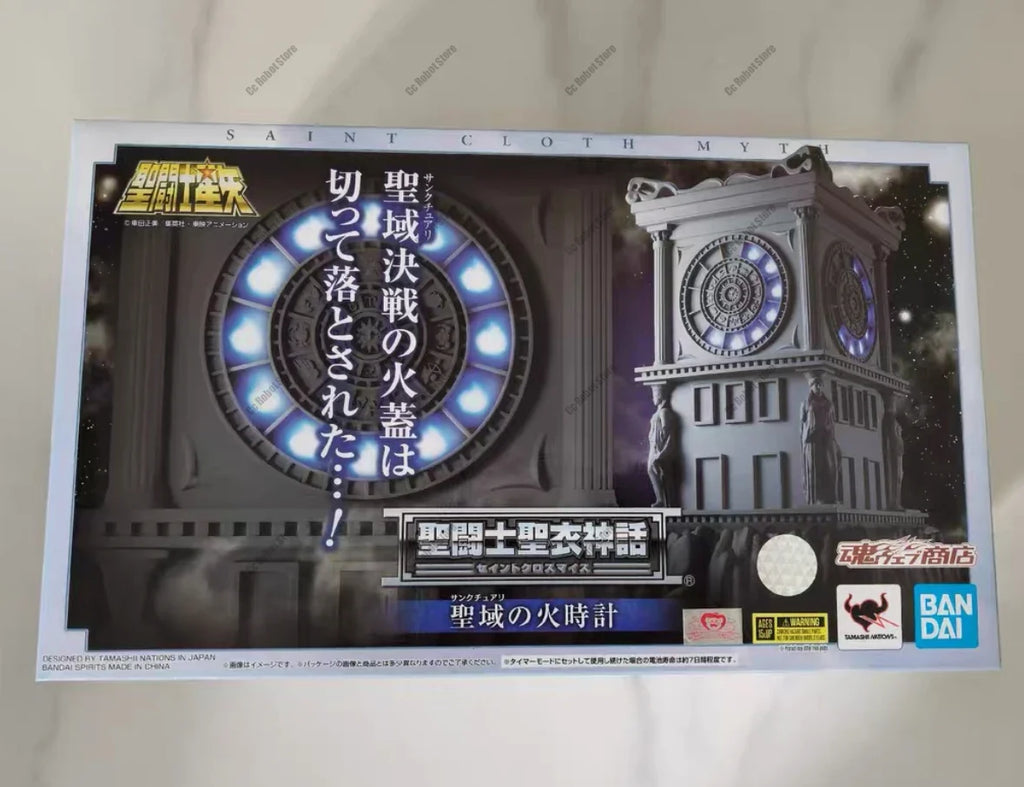 Original BANDAI Saint Cloth Myth EX Fire Clock of The Sanctuary Tamashii Nations in Stock Anime Action Collection Figures Model