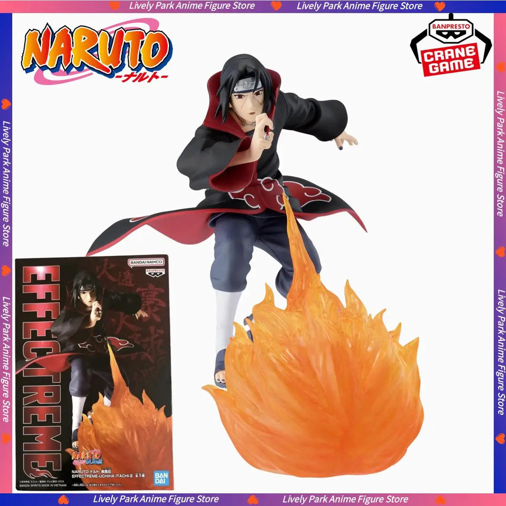 In Stock BANDAI Original NARUTO EFFECTREME UCHIHA ITACHI Anime Action Toy Figures PVC Collection Model Dolls Kids Festival Gifts