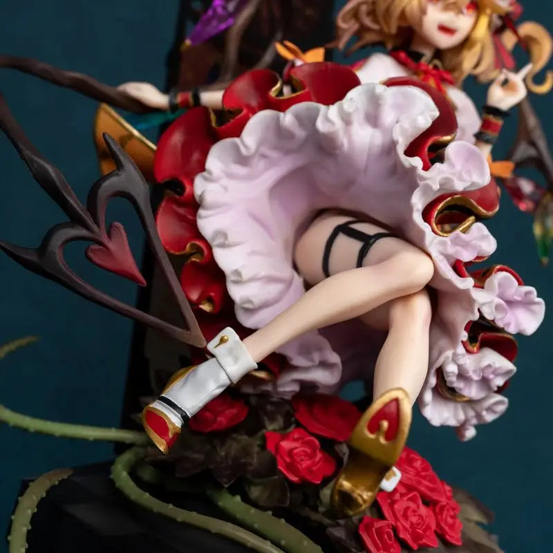 23cm Touhou Project Flandre Scarlet Vampire Game Girl Figure Model Statue Boys Collection Desktop Decoration Ornament Toys Gifts