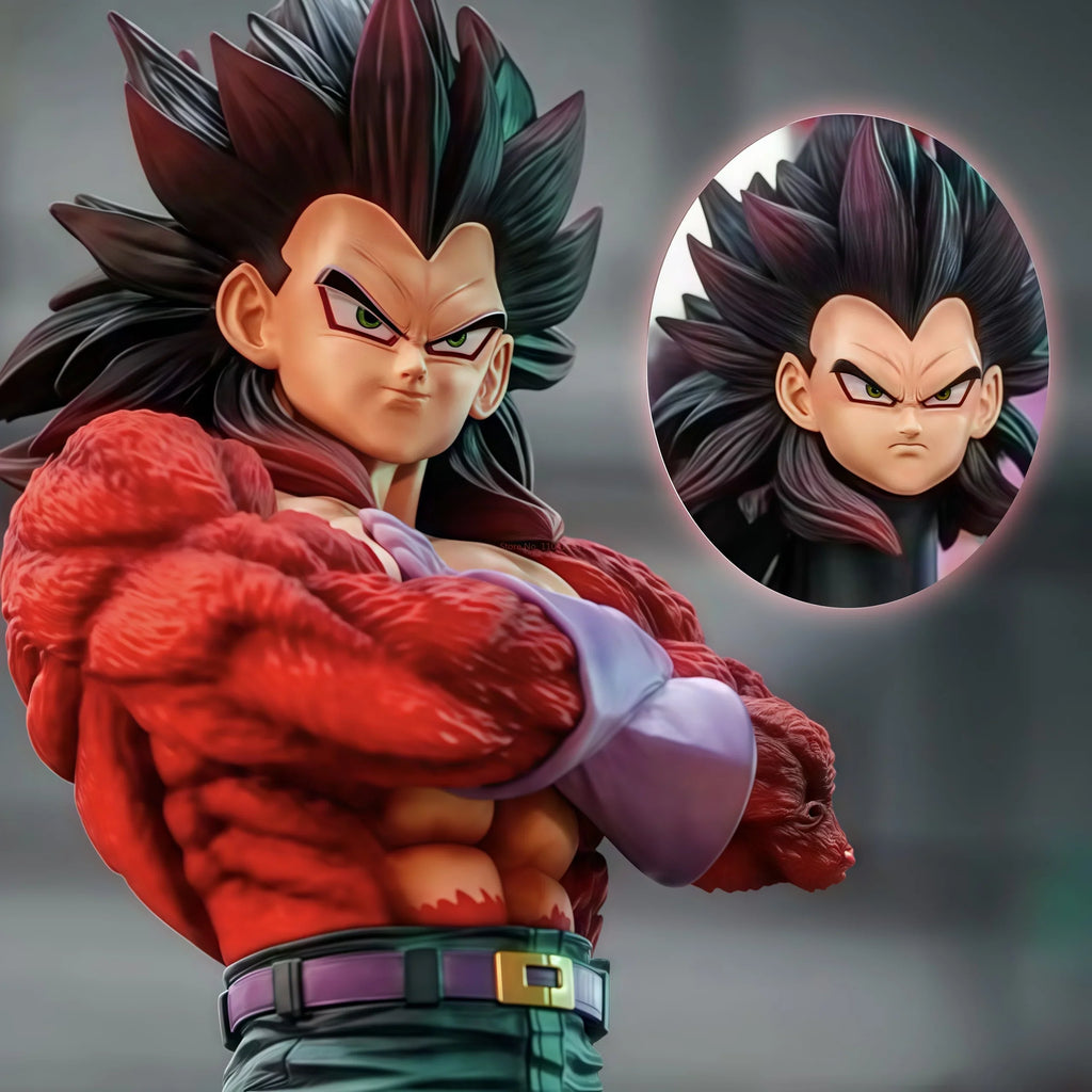 32cm JT Statue Dragon Ball Super Saiyan 4 Vegeta Goku Anime Figure Brother Model Collection Custom Desktop Toy Gift In Stock