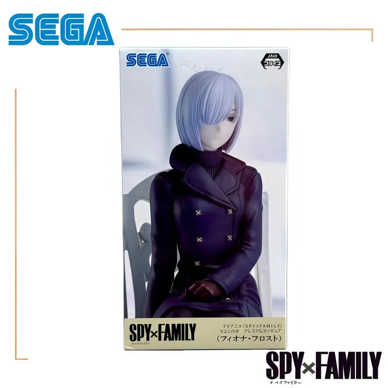 In Stock 100% Original SEGA Spy Family Fiona Frost Action Figure Doll Brand New Boxed Animation Peripherals Garage Toys Model